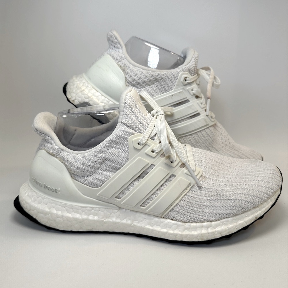 Adidas Ultra Boost White Ivory Mens‎ 6.5 Women’s 7.5 Running Athletic Sneakers